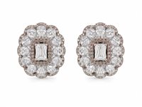 Pendientes Ultima Edizione Mujer Classic in Plata Cubic Zirconia OAO6587